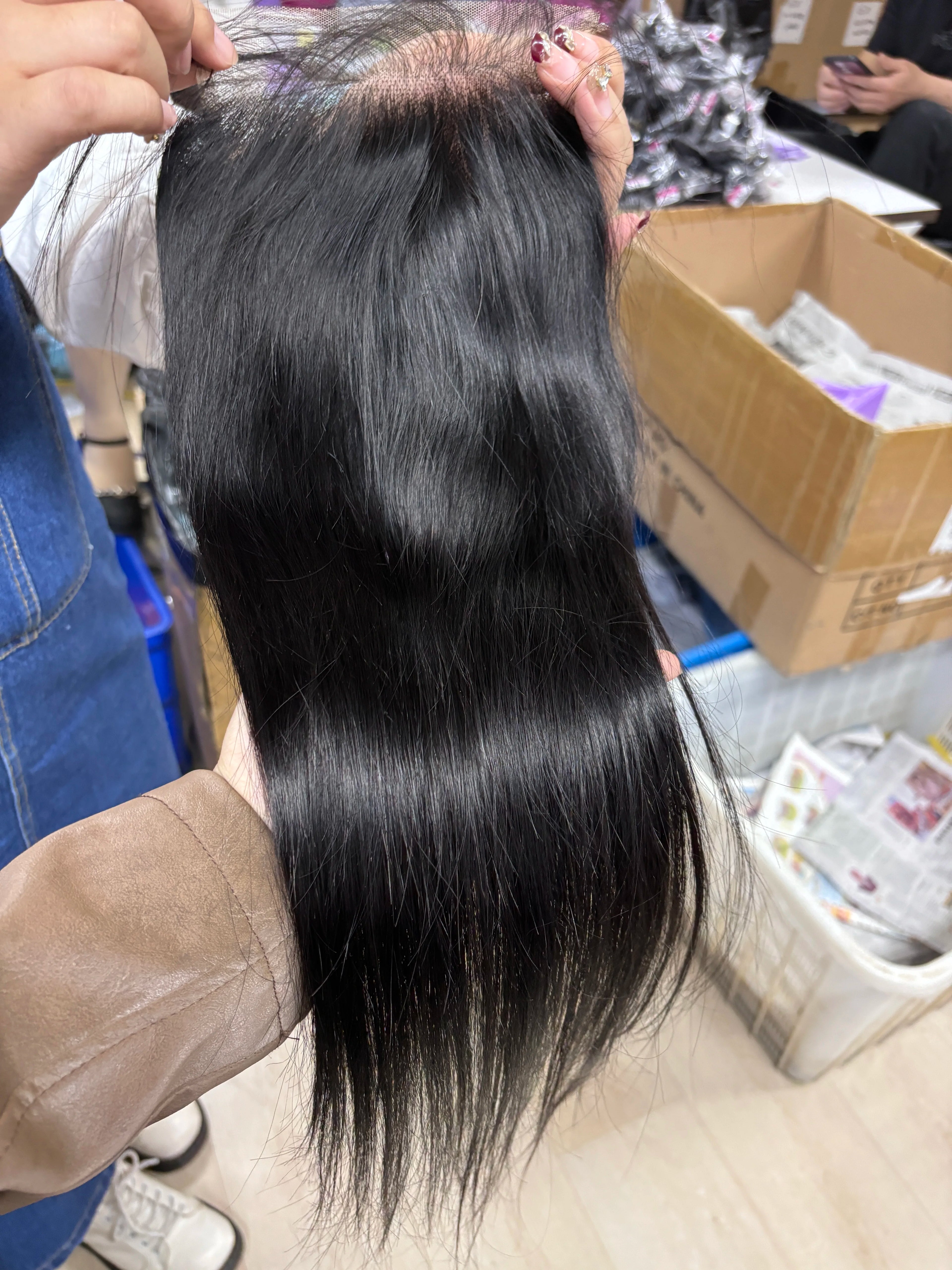 13x4 Ear To Ear Transparent Frontal Lace Only Straight 2x6 4x4 5x5 6x6 HD Lace Closure Human Hair 100% Brazilian Hair Quality