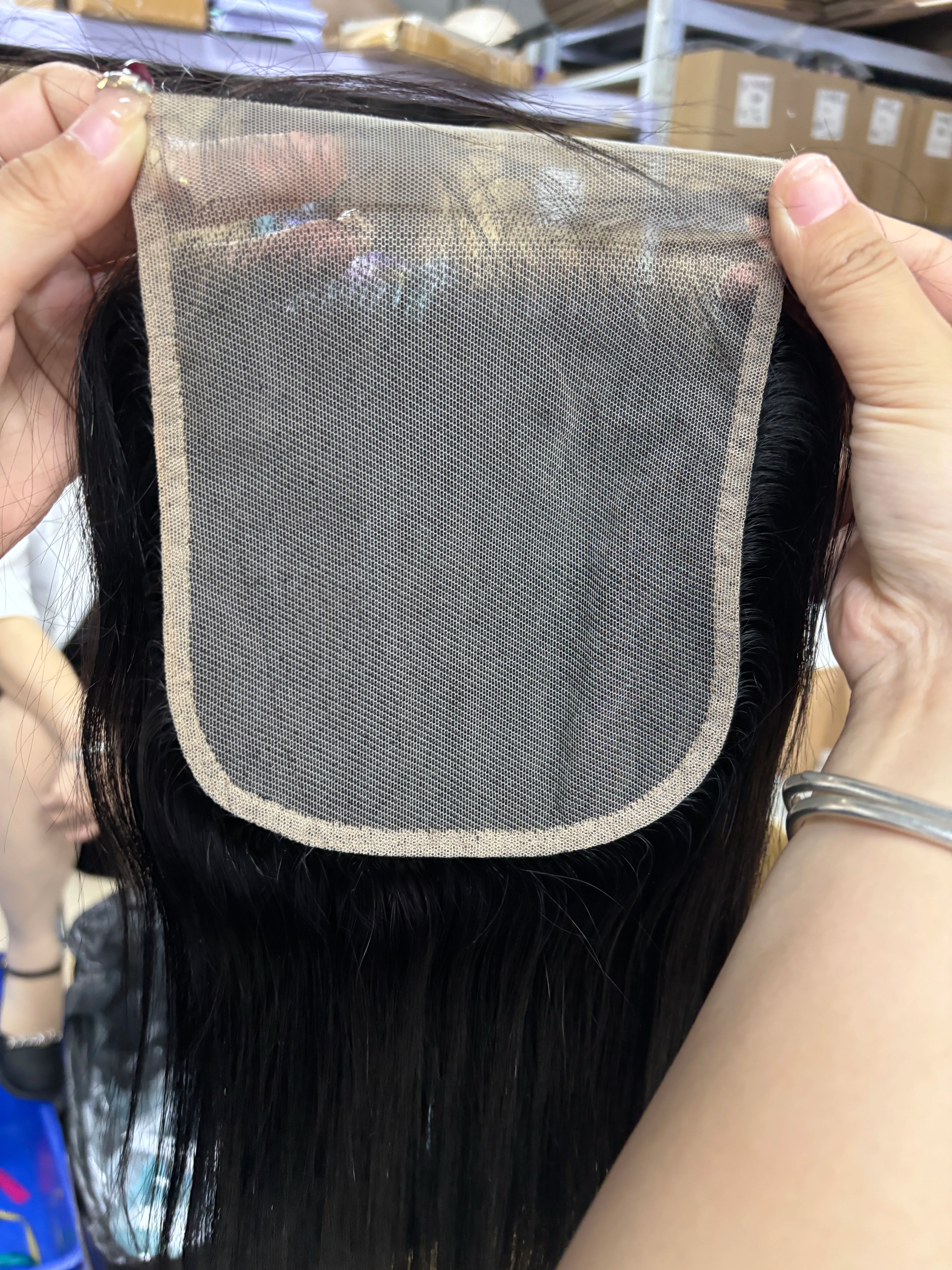 13x4 Ear To Ear Transparent Frontal Lace Only Straight 2x6 4x4 5x5 6x6 HD Lace Closure Human Hair 100% Brazilian Hair Quality