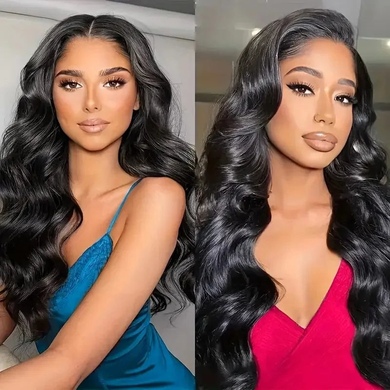 200 Density Body Wave 360 HD Transparent Lace Front Human Hair Wig 13x4 13x6 Lace Frontal Wigs For Women Pre Plucked