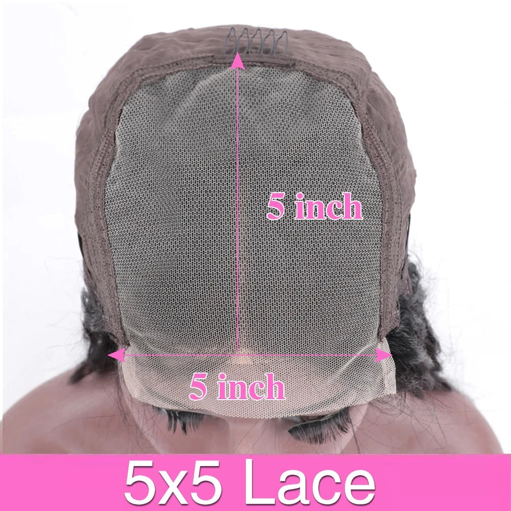 Deep Wave 13x6 Hd Lace Frontal Wig Curly Water Wave Human Hair 5x5 Lace Front Brazilian Wigs For Women Preplucked